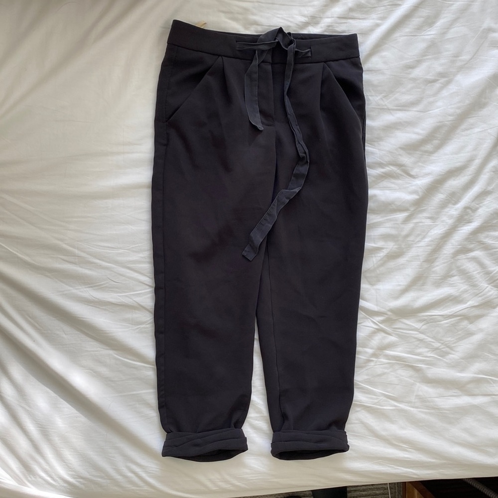 Wilfred Cropped Crepe Pants Size 00